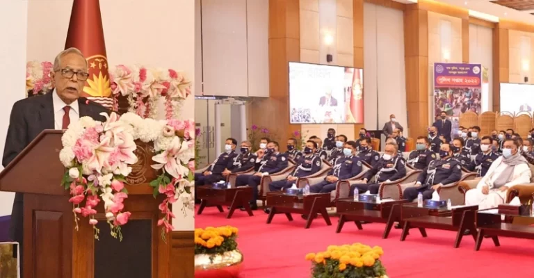“কমিউনিটি ও বিট পুলিশিংয়ের মাধ্যমে জনগণের সঙ্গে নিবিড় সম্পর্ক স্থাপন করতে হবে”-রাষ্ট্রপতি