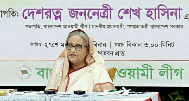 “একাত্তরের যুদ্ধক্ষেত্রে জিয়াউর রহমান ছিলেন না”-প্রধানমন্ত্রী