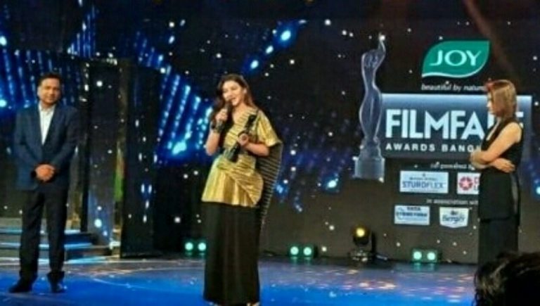 তৃতীয়বার ফিল্মফেয়ার অ্যাওয়ার্ডস পেলেন অভিনেত্রী জয়া আহসান