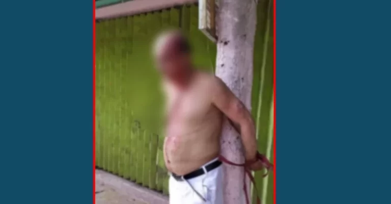ব্যানারে নাম না থাকায় আওয়ামী লীগ নেতা জিতেন গুহকে গাছের সঙ্গে বেঁধে মারধর
