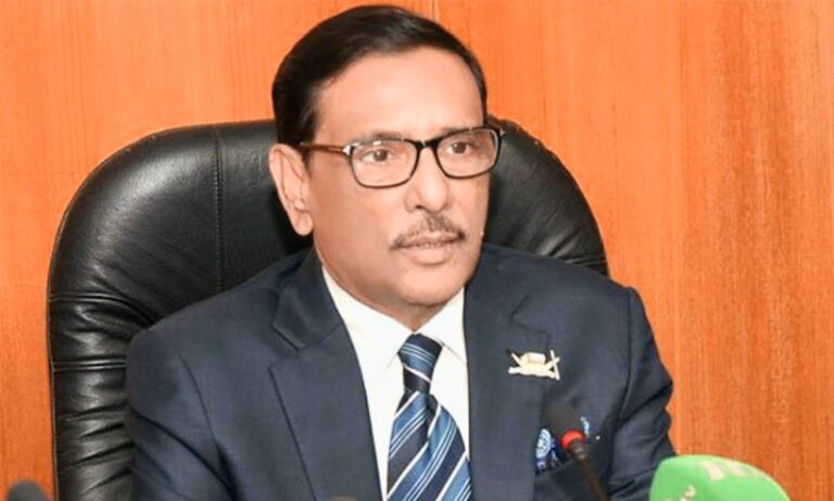 “সিটি করপোরেশন নির্বাচনে বিএনপি সরাসরি না এলেও ঘোমটা পরে আসবে”-ওবায়দুল কাদের