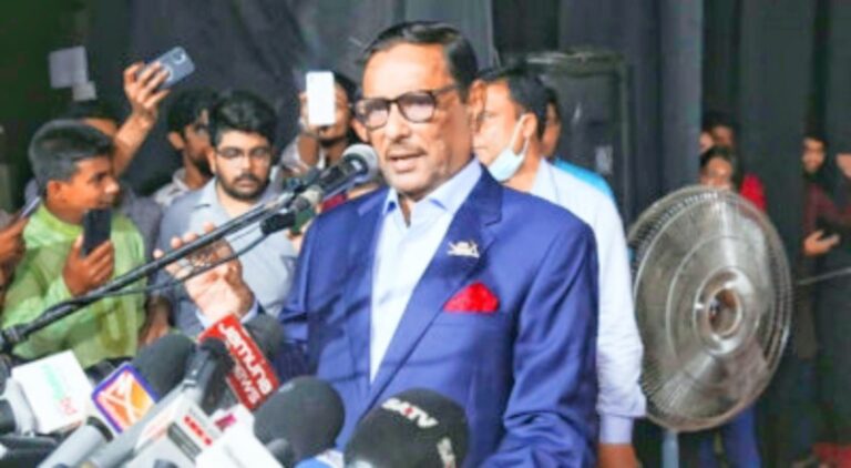 “মার্কিন রাষ্ট্রদূতকে বলে এসেছি, দেশে আর তত্ত্বাবধায়ক সরকার ফিরে আসবে না”-ওবায়দুল কাদের