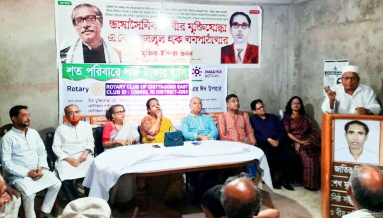 ‘শত পরিবারে লক্ষ টাকায় ঈদের হাসি উপহার’