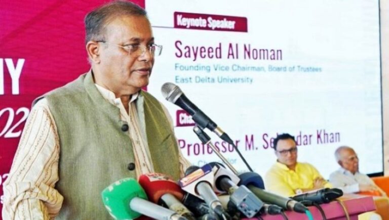 “বিএনপি নামের দলটিতে গাড়ির মতো জং ধরে গেছে, মাঝে মাঝে কর্মসূচি দিয়ে স্টার্ট দেয়”-ড. হাছান মাহমুদ