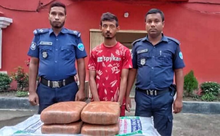 কুমিল্লার বাঙ্গরা বাজারে ১০ কেজি গাঁজাসহ মাদক ব্যবসায়ী গ্রেফতার