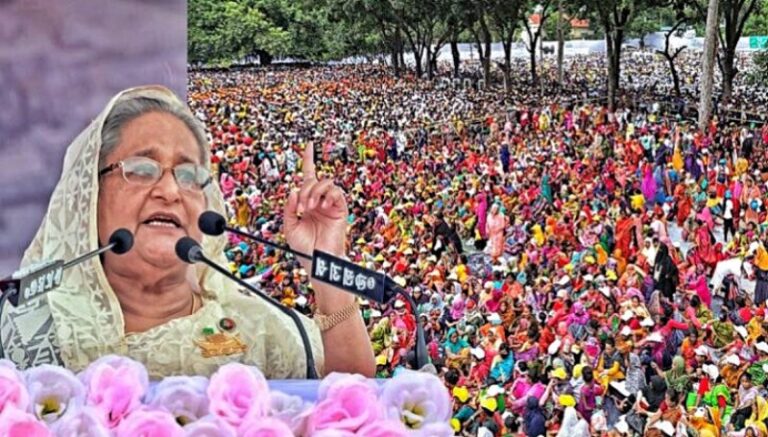 “বিএনপি ক্ষমতায় থাকলে লুটপাট করে, বাইরে থাকলে ধ্বংসযজ্ঞ চালায়”-প্রধানমন্ত্রী