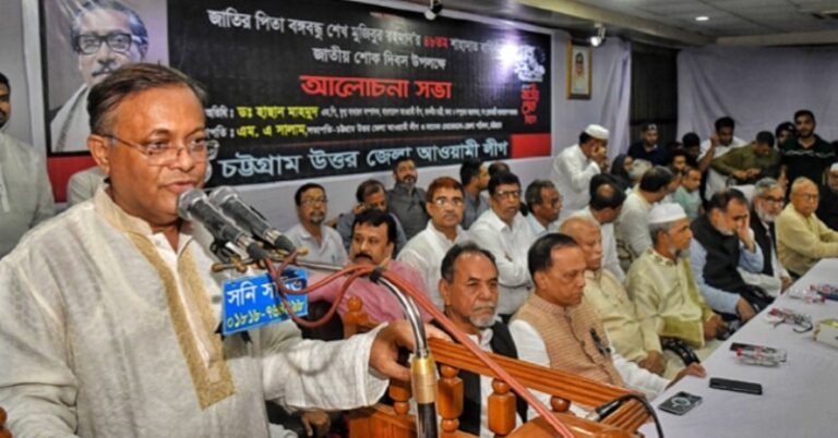 “বিএনপির সঙ্গে এখন আর কোনো বিদেশি শক্তি নেই”-ড. হাছান মাহমুদ