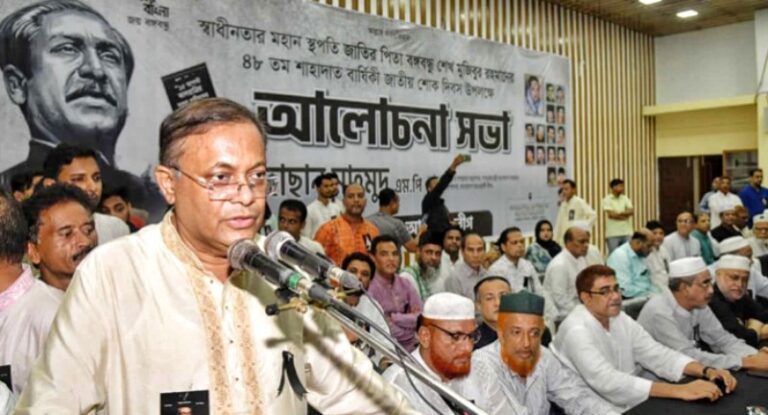 “বিএনপি এরপর দৌড়ানি অথবা বসা কর্মসূচি দেবে”-ড. হাছান মাহমুদ