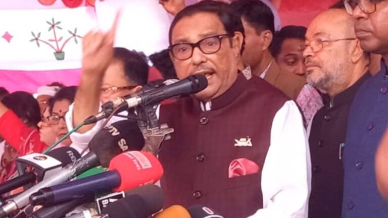 “কোথায় স্যাংশন, কোথায় ভিসা নীতি, তলে তলে আপস হয়ে গেছে”-ওবায়দুল কাদের