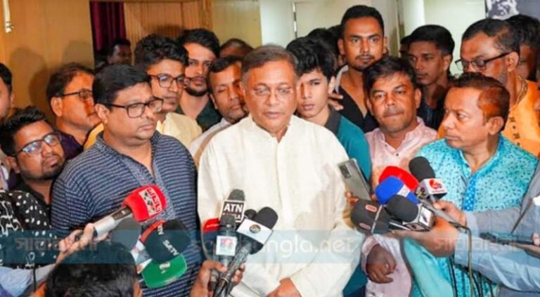 “বিএনপির আল্টিমেটাম ফাঁকা বুলি ছাড়া অন্য কোনো কিছু নয়”-ড. হাছান মাহমুদ