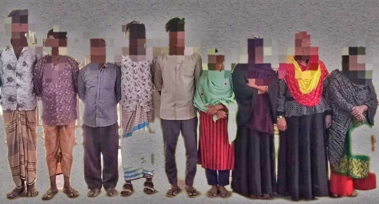 বাকলিয়ায় সৈয়দশাহ রোডের বাসা থেকে ৯ জন পতিতা-খদ্দর গ্রেফতার