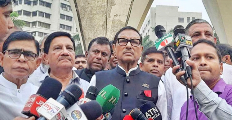 “ক্ষমতায় যেতে বিদেশি প্রভুদের দাসত্ব করছে বিএনপি”-ওবায়দুল কাদের