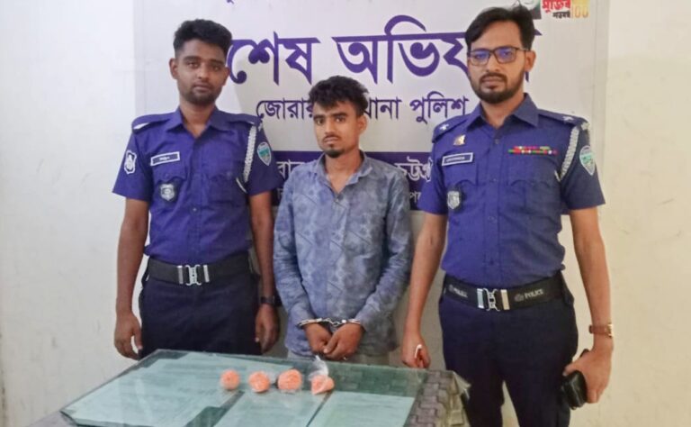 জোরারগঞ্জ থানা পুলিশের অভিযান: ২ হাজার পিস ইয়াবাসহ গ্রেপ্তার ১
