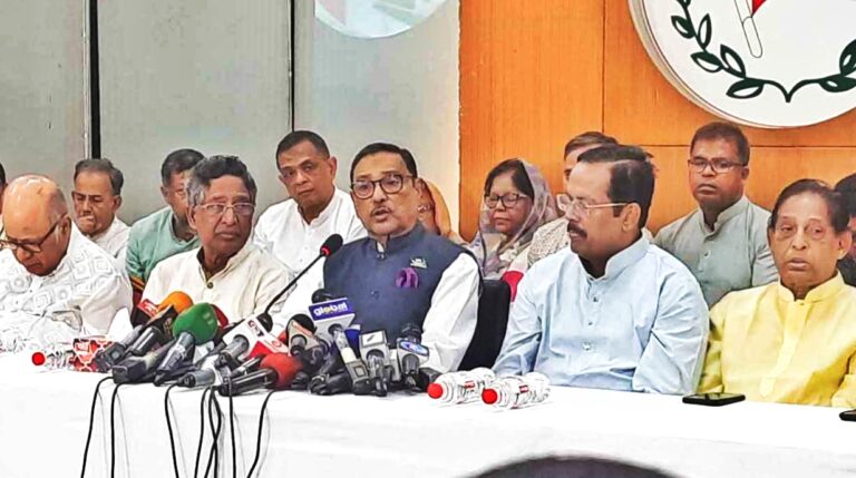 “ভারতকে খুশি করে নয়, জনগণের শক্তিতেই টিকে আছি”- ওবায়দুল কাদের