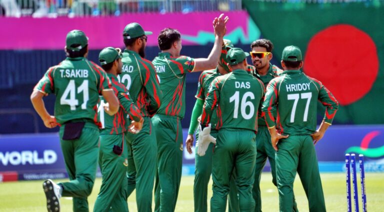 নেদারল্যান্ডসকে হারিয়ে সুপার এইটের পথে বাংলাদেশ