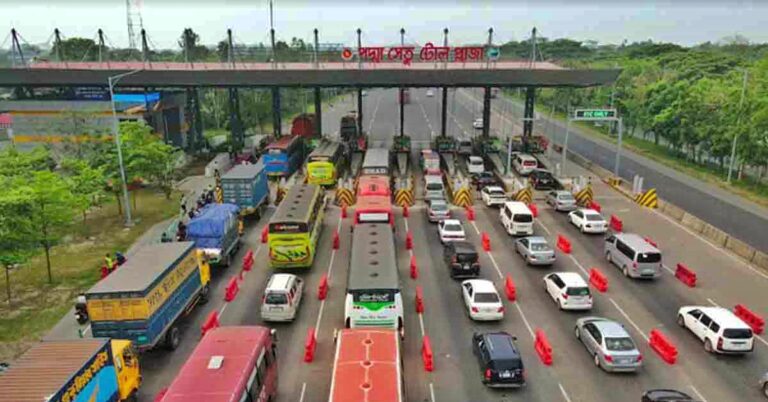 পদ্মা সেতুতে ঈদযাত্রার ৯ দিনে ২৯ কোটি টাকা টোল আদায়