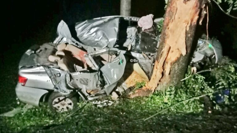 পাবনার ঈশ্বরদীতে প্রাইভেটকার নিয়ন্ত্রণ হারিয়ে গাছের সঙ্গে ধাক্কা, ৫ বন্ধু নিহত