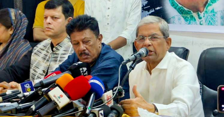 “প্রধান উপদেষ্টার ভাষণে ধোঁয়াশা পরিষ্কার হয়নি”- মির্জা ফখরুল