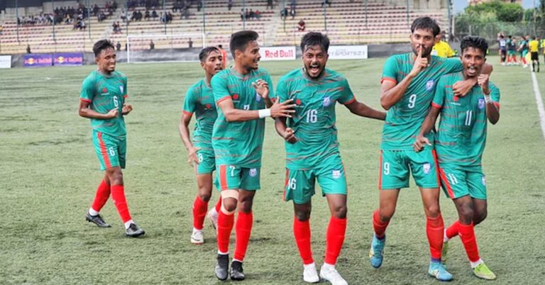 সাফ অনূর্ধ্ব-২০ ফুটবলে ভারতকে হারিয়ে ফাইনালে বাংলাদেশ