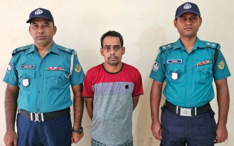 বন্দর থানার অভিযানঃ মুসলিম হত্যার মূল ঘাতক মিজান গ্রেফতার