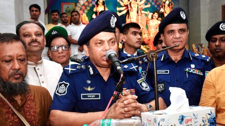 “দেশের ৩২ হাজার মণ্ডপে উৎসাহ-উদ্দীপনায় পূজা উদযাপন হচ্ছে”- আইজিপি