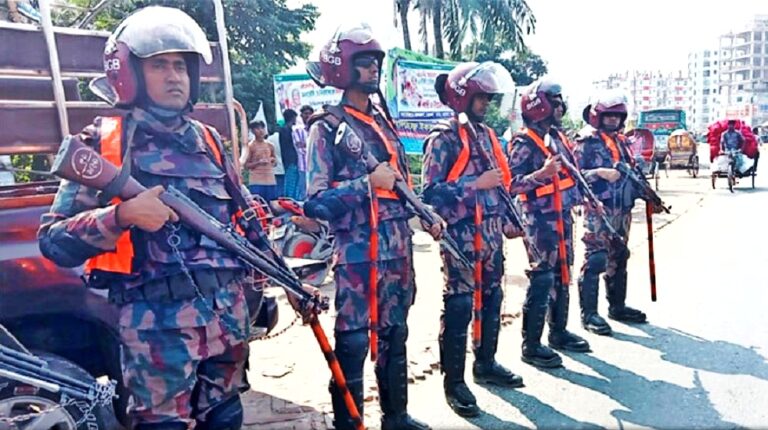 সারাদেশে ১৯১ প্লাটুন বিজিবি মোতায়েন