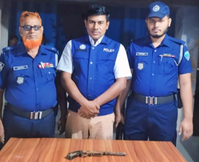 নোয়াখালীর চাটখিল থানা পুলিশের অভিযান: ১টি আগ্নেয়াস্ত্র উদ্ধার