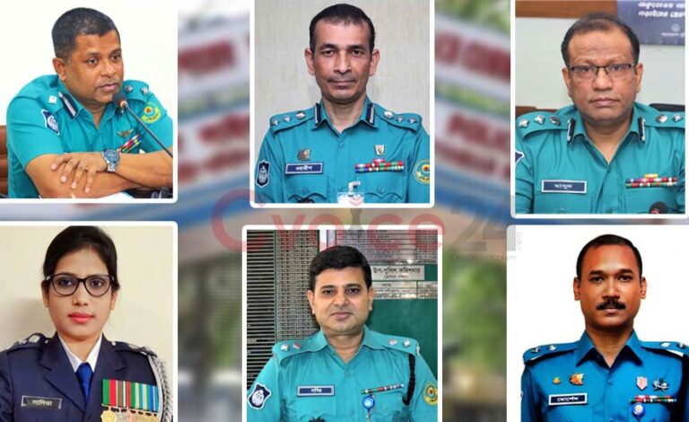 সিএমপির ৬ উর্ধতন কর্মকর্তাকে বদলি