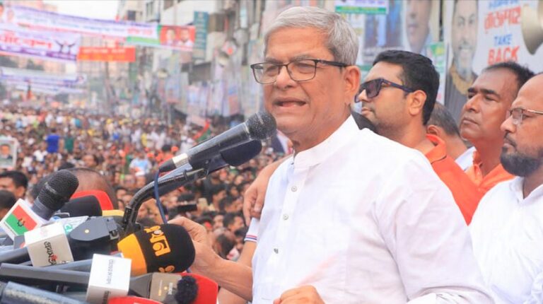 “সরকারের সহায়তায় নতুন দল হলে জনগণ মানবে না”-মির্জা ফখরুল