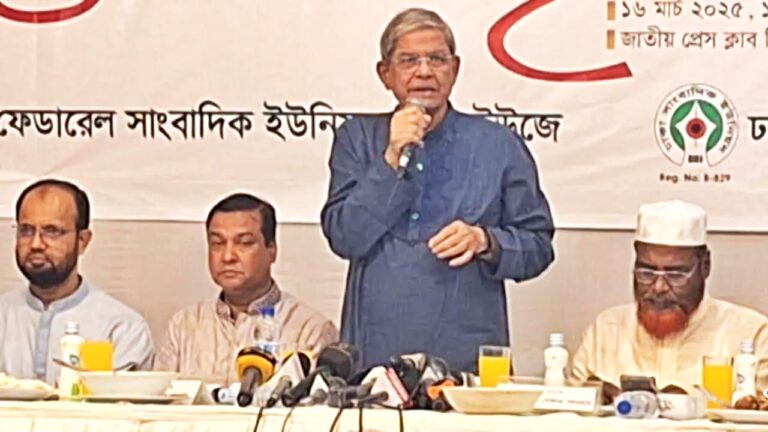 ‘নির্বাচন দেরি হলে ফ্যাসিস্ট শক্তি ফের মাথাচাড়া দিয়ে উঠবে”-মির্জা ফখরুল