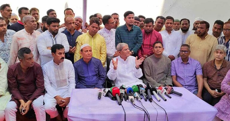 “বিএনপি কখনো বলেনি আগে নির্বাচন পরে সংস্কার”-মির্জা ফখরুল