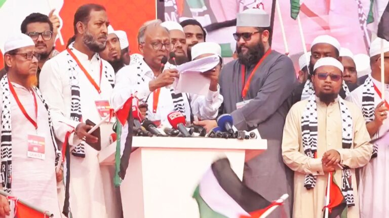 ‘মার্চ ফর গাজা’ কর্মসূচিতে ঘোষণাপত্র: ইসরাইলের সঙ্গে সব সম্পর্ক ছিন্ন করতে মুসলিম বিশ্বের প্রতি আহ্বান