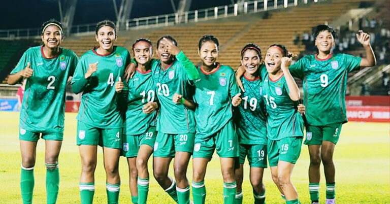 সাগরিকার জোড়া গোলে লাওসকে হারিয়ে দারুণ সূচনা বাংলাদেশের মেয়েদের