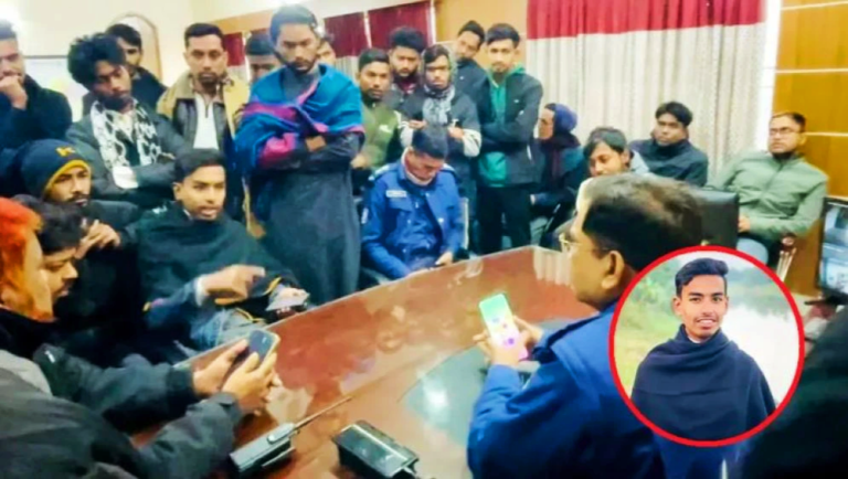 “আমরা বানিয়াচং থানা পুড়িয়ে দিয়েছিলাম, এসআই সন্তোষকে জ্বালিয়ে দিয়েছিলাম”-বৈষম্যবিরোধী নেতা মাহদী হাসান