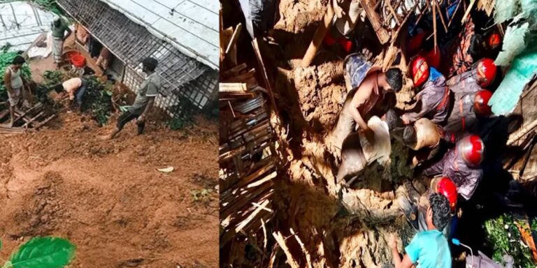 টানা ভারী বর্ষণে কক্সবাজারে পাহাড়ধস, নিহত বেড়ে ৯